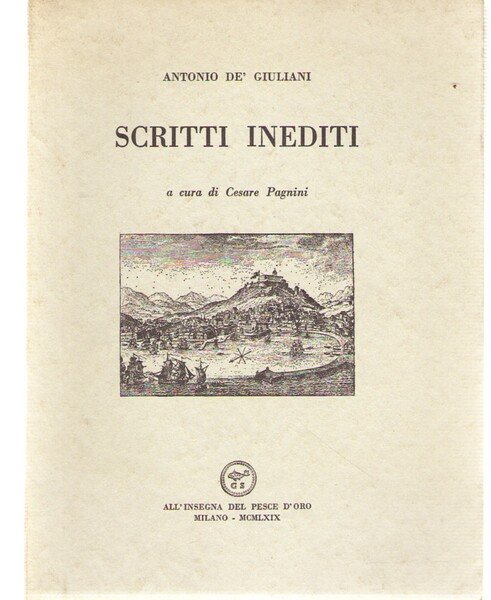 Scritti Inediti | Immagine principale