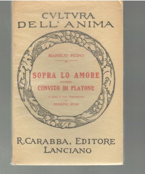 Sopra lo amore ovvero Convito di Platone