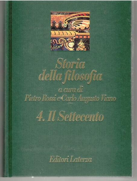 Storia della Filosofia 4. Il Settecento
