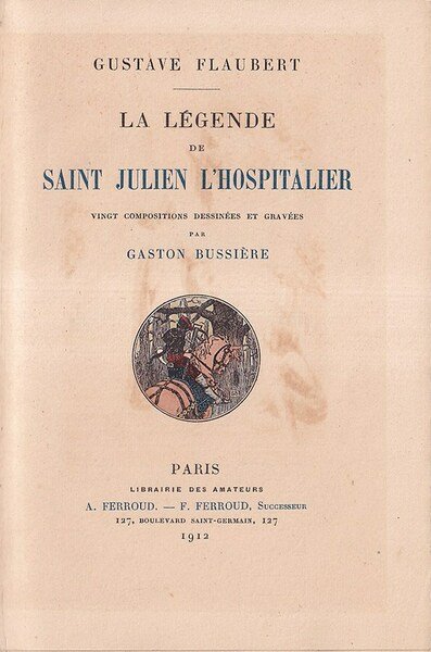 La légende de Saint Julien l'hospitalier