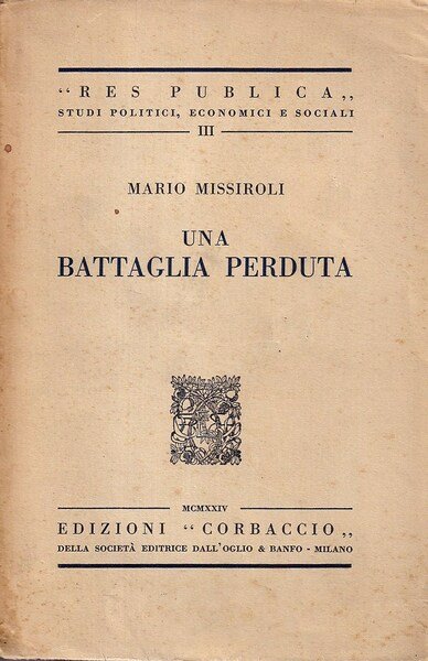Una battaglia perduta