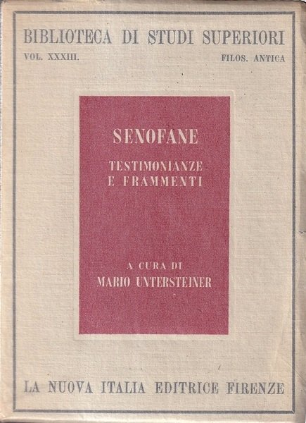 Testimonianze e frammenti