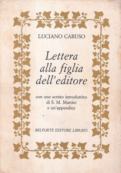 Lettera alla figlia dell'editore | Immagine principale