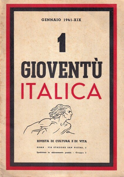 Gioventù Italica. Rivista di cultura e di vita - N. … | Immagine principale