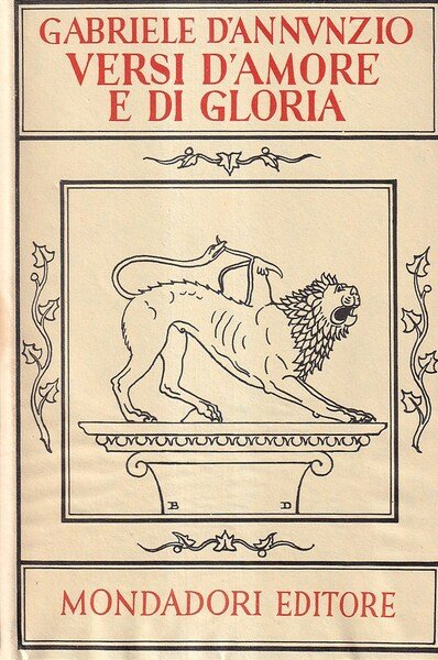 Versi d'amore e di Gloria. Vol. 1