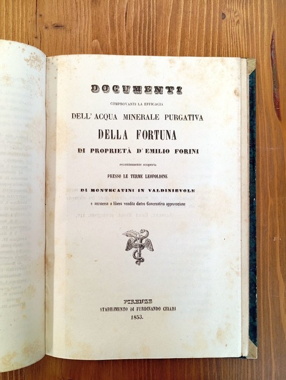 ACQUE MINERALI E TERMALI IN TOSCANA, UMBRIA, LAZIO ED EMILIA-ROMAGNA …