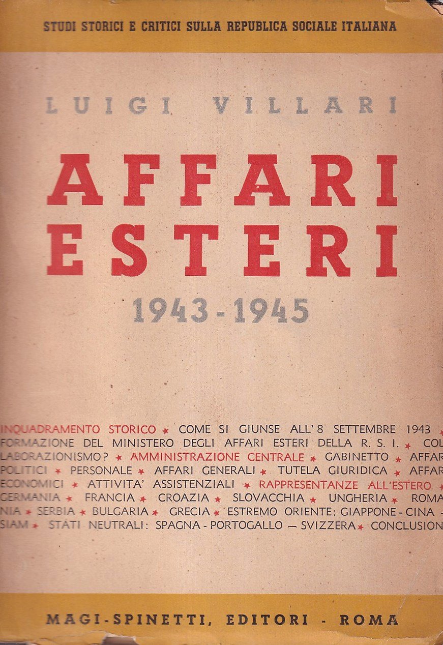 Affari esteri 1943-1945