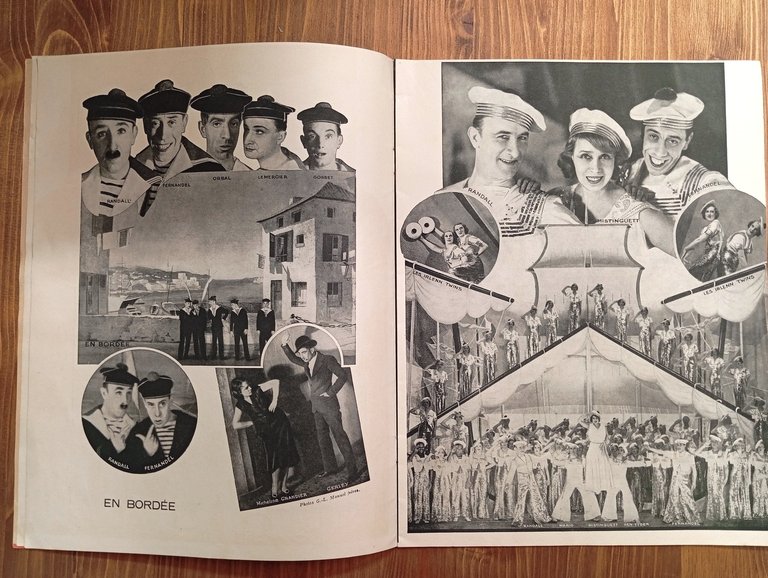 Album de la Revue des Folies Bergère - Mistinguett dans …