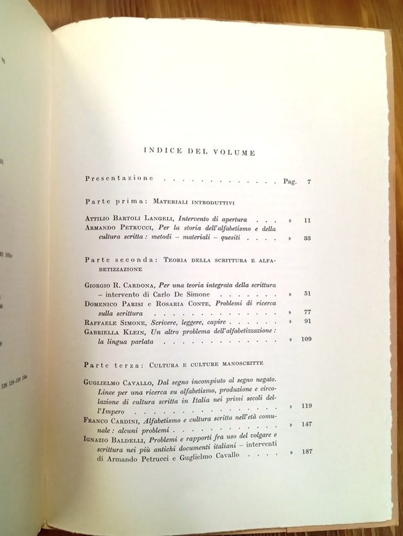 Alfabetismo e cultura scritta nella storia della società italiana. Atti … | Immagine Gallery 2