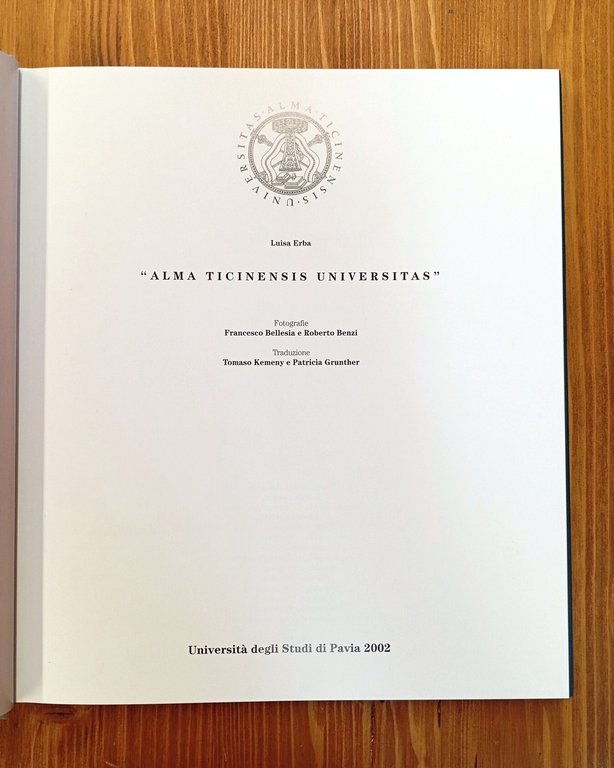 Alma Ticinensis Universitas - Università degli Studi di Pavia
