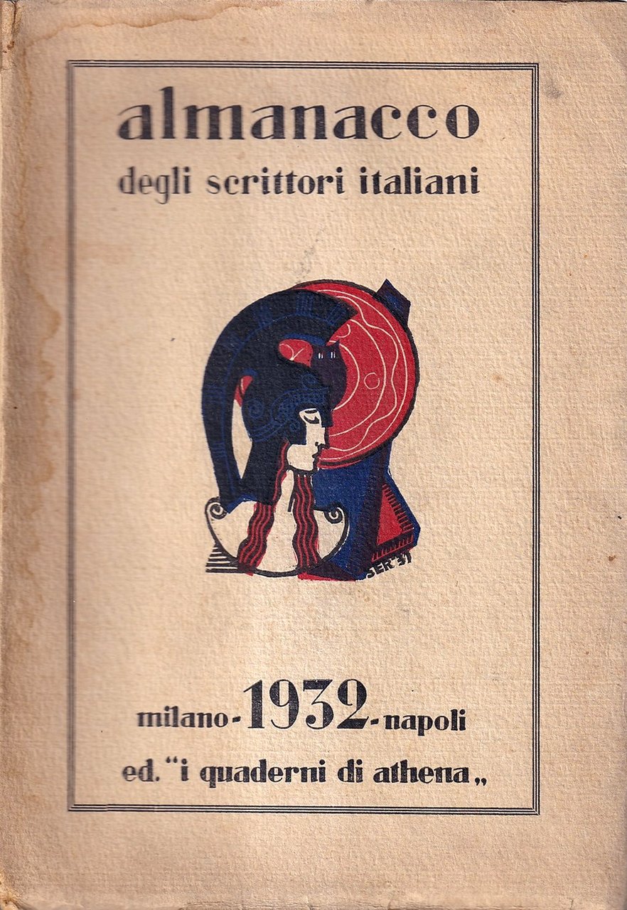 Almanacco degli scrittori italiani - 1932 | Immagine principale