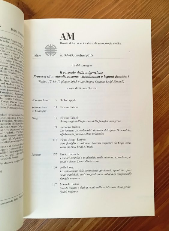 AM. Rivista della Società Italiana di Antropologia Medica - vol. … | Immagine Gallery 2