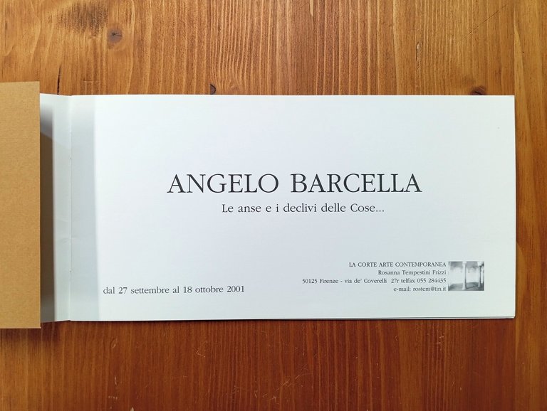 Angelo Barcella. Le anse e i declivi delle Cose... | Immagine Gallery 2