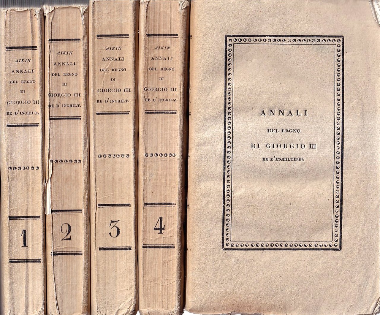 Annali del Regno di Giorgio III Re d'Inghilterra - nei …
