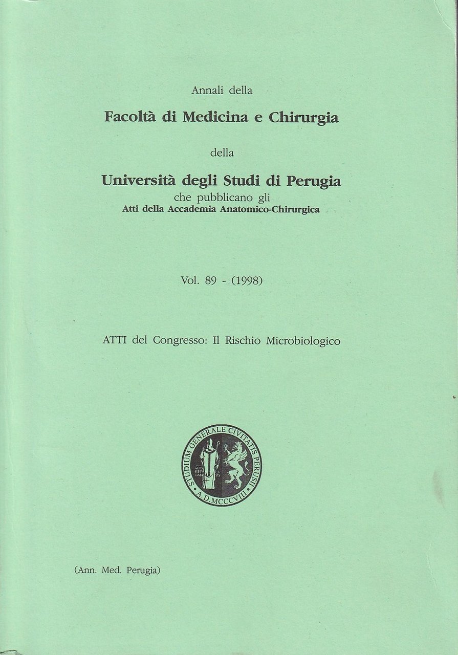Annali della Facoltà di Medicina e Chirurgia della Università degli … | Immagine principale