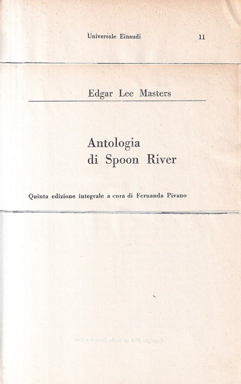 Antologia di Spoon River