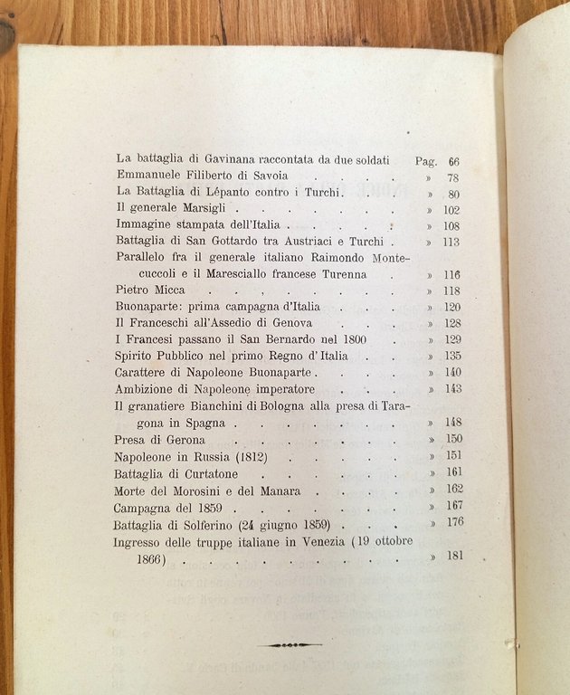 Antologia militare, premiata dal Ministero della Guerra. Parte I: Narrazioni