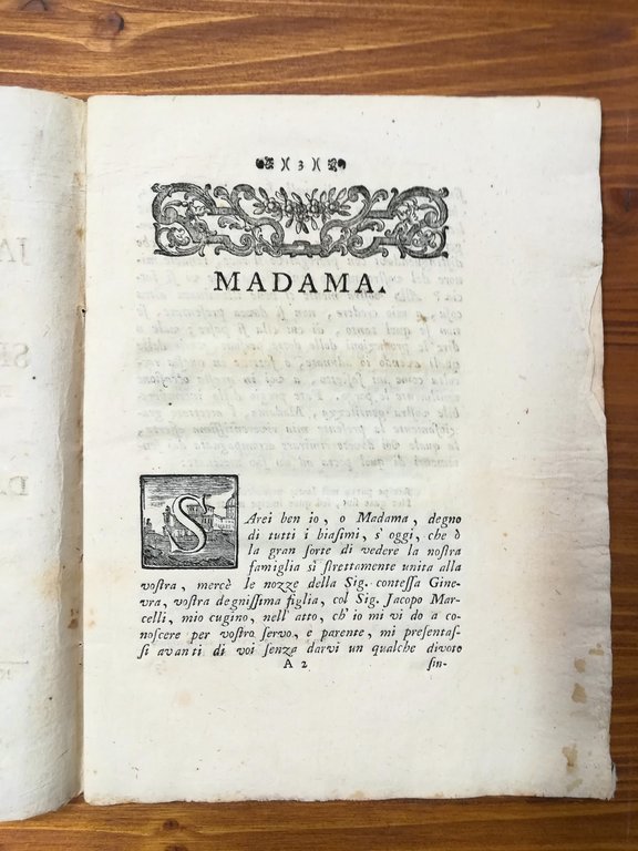 Applausi poetici per le faustissime nozze del Signor Jacopo Marcelli, …