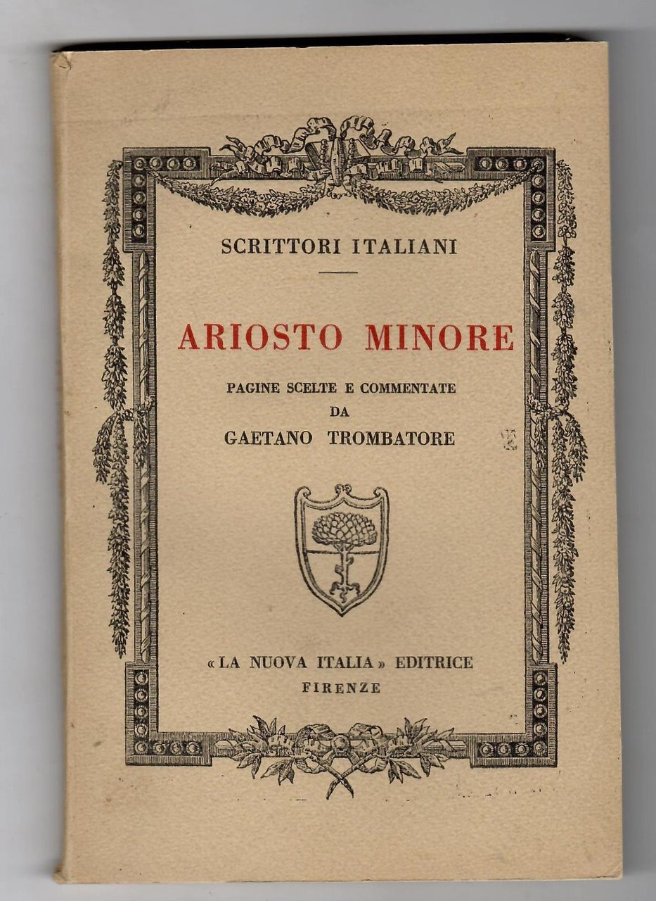 Ariosto minore pagine scelte e commentate