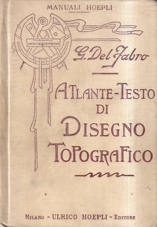 Atlante e testo di disegno topografico | Immagine principale