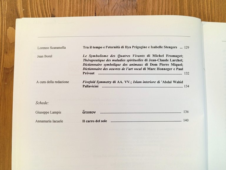 ÁTOPON. Psicoantropologia simbolica e tradizioni religiose - anno II, 1993, …