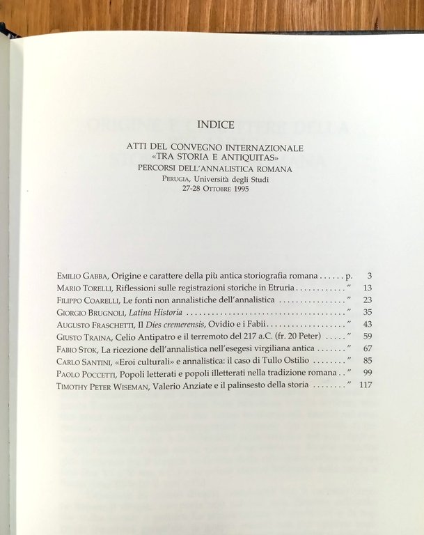 Atti del Convegno Internazionale 'Tra storia e antiquitas'. Percorsi dell'annalistica … | Immagine Gallery 3