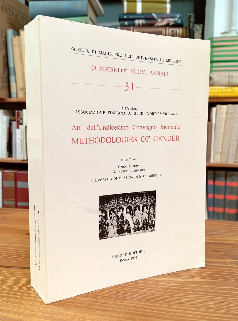 Atti dell'Undicesimo Convegno Biennale "Methodologies of Gender", Università di Messina, … | Immagine principale