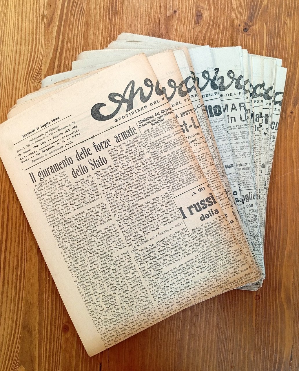 Avanti! Quotidiano del Partito Socialista Italiano di unità proletaria - …