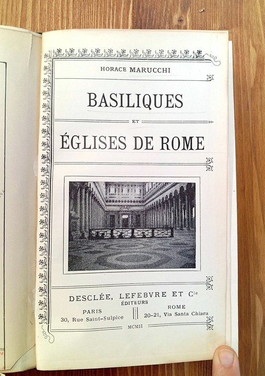 Basiliques et églises de Rome (Éléments d'archéologie chrétienne, Vol. III)