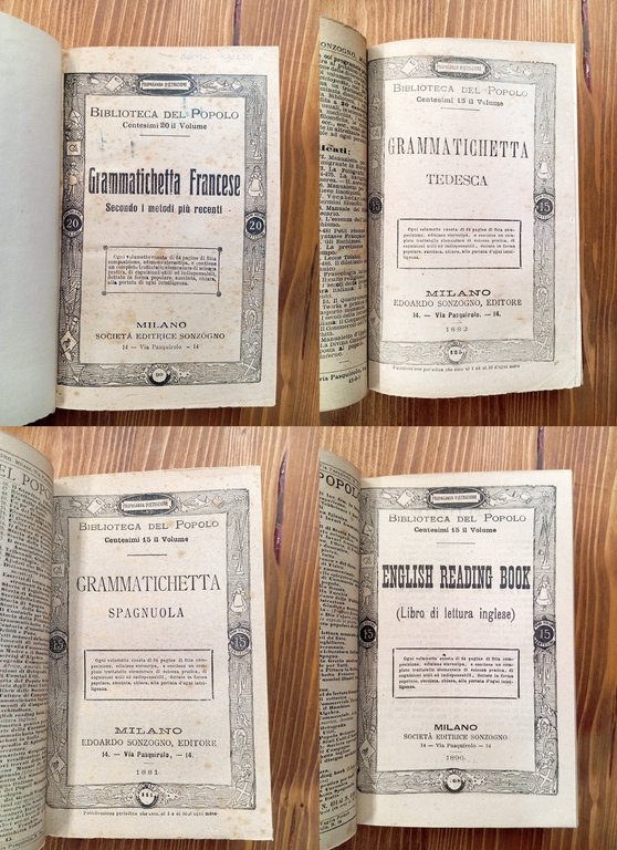 Biblioteca del Popolo (11 volumi della collana in tomo unico)