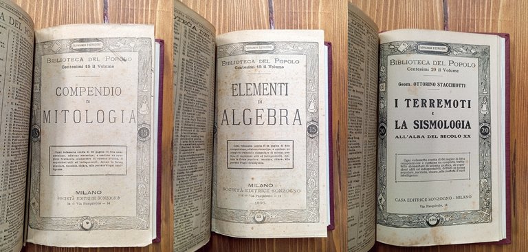 Biblioteca del Popolo (11 volumi della collana in tomo unico)