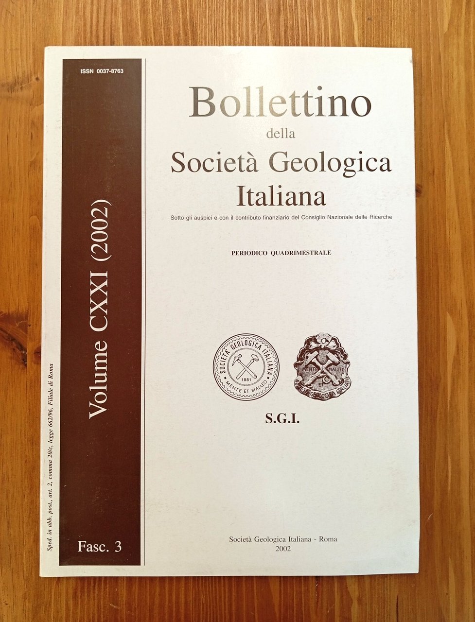 Bollettino della Società Geologica Italiana. Periodico quadrimestrale - Volume CXXI …