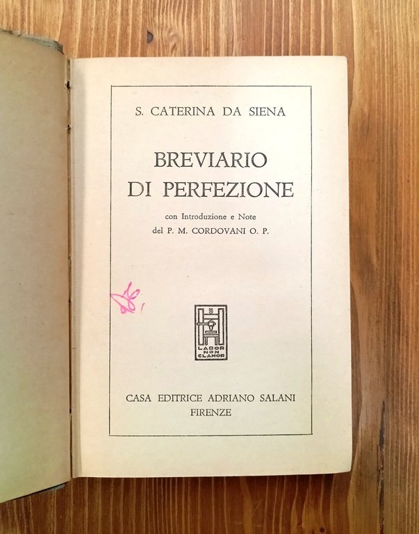 Breviario di perfezione