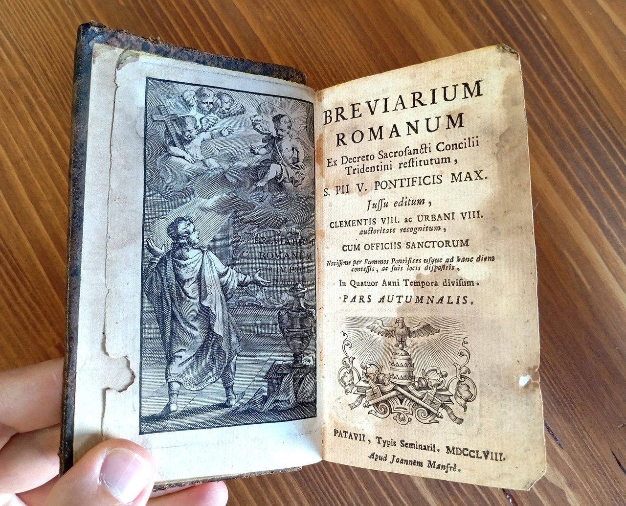 Breviarium Romanum ex decreto sacrosancti Concilii Tridentini restitutum, s. Pii …