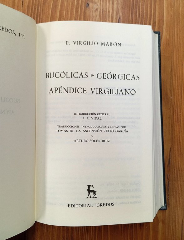 Bucolicas - Georgicas - Apendice Virgiliano | Immagine Gallery 2