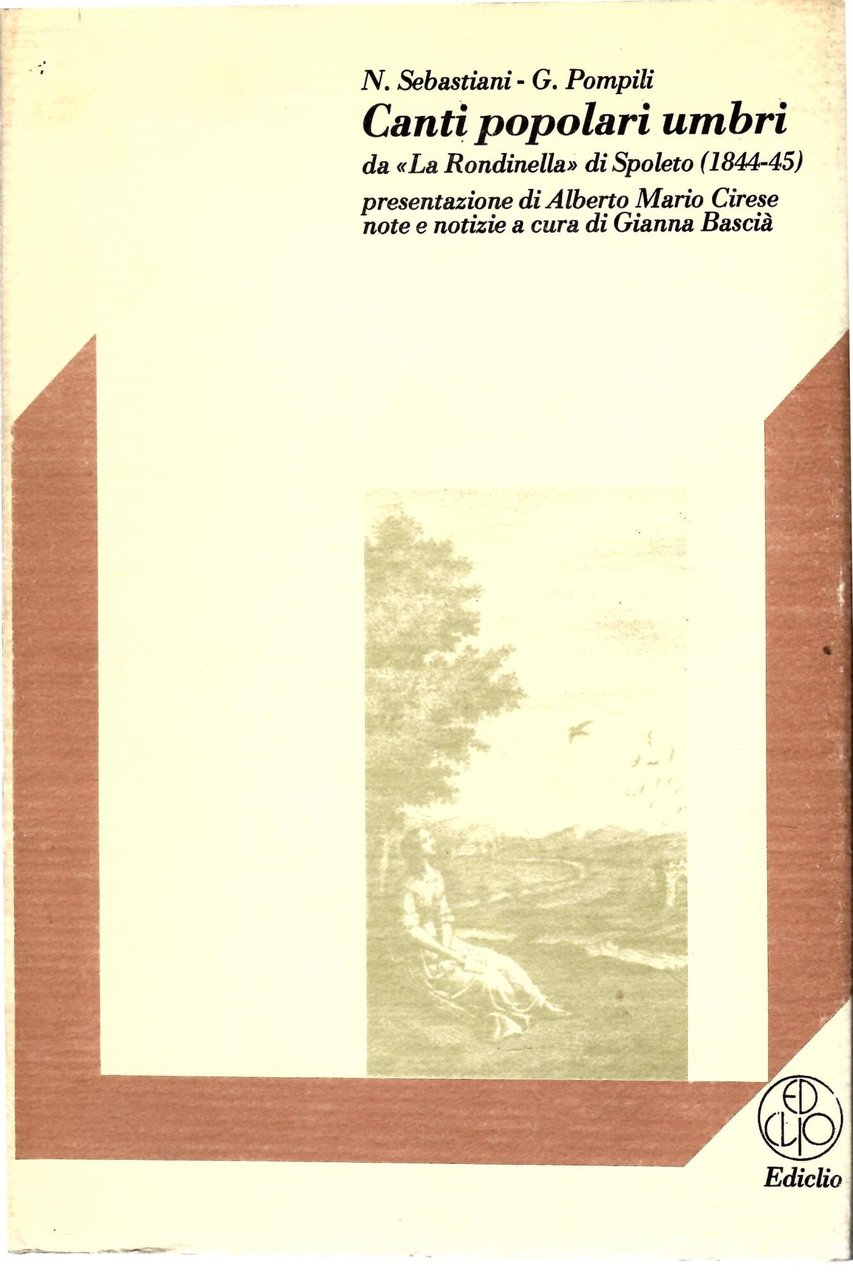 Canti Popolari Umbri da "La Rondinella" di Spoleto (1844-45).