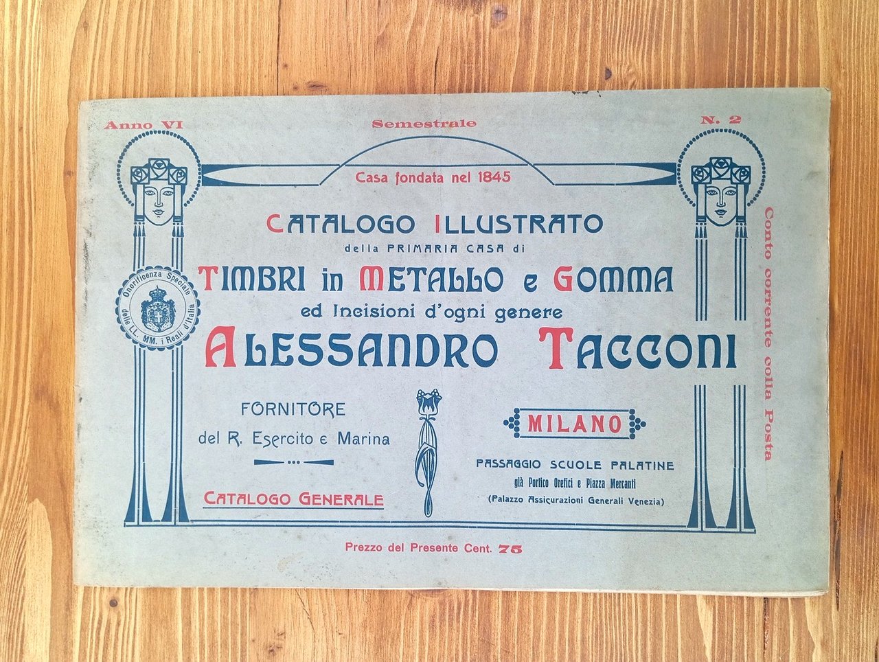 Catalogo illustrato della primaria casa di timbri in metallo e …