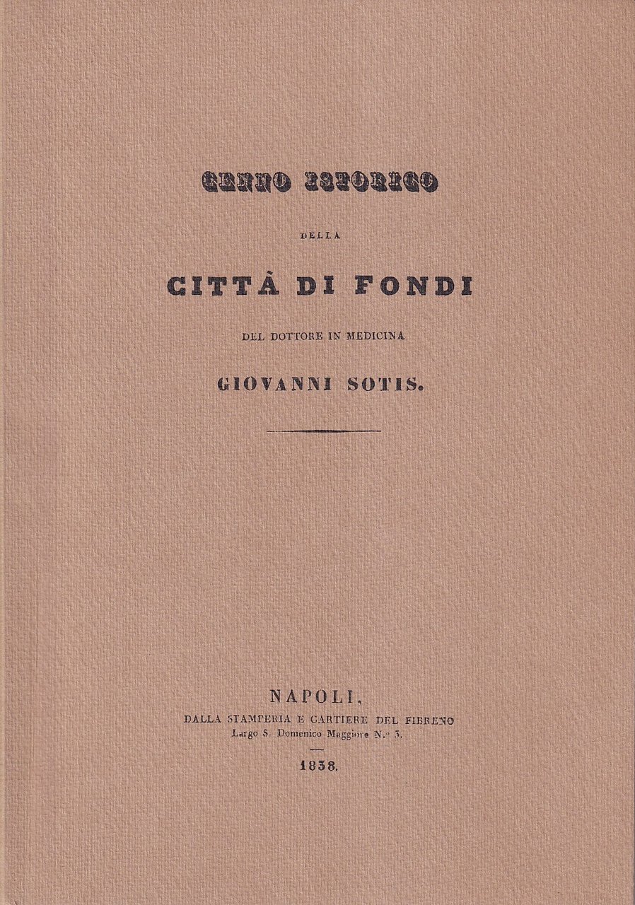 Cenno istorico della Città di Fondi | Immagine principale