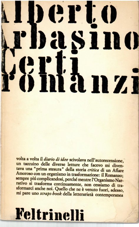 Certi romanzi