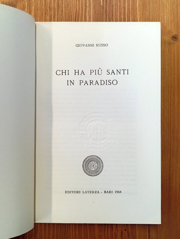 Chi ha più santi in paradiso
