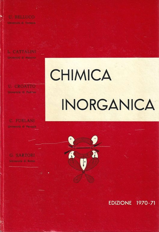 Chimica Inorganica. Edizione 1970-71