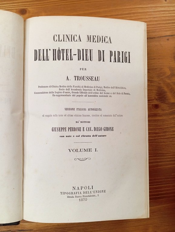 Clinica medica dell'Hôtel-Dieu di Parigi - Vol. I, II e … | Immagine Gallery 2