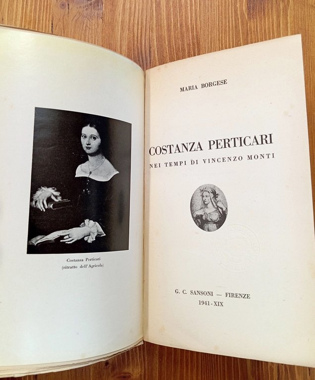 Costanza Perticari nei tempi di Vincenzo Monti