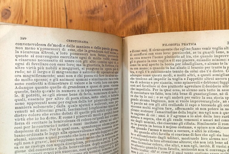 Crestomazia italiana, cioe Scelta di luoghi insigni o per sentimento …