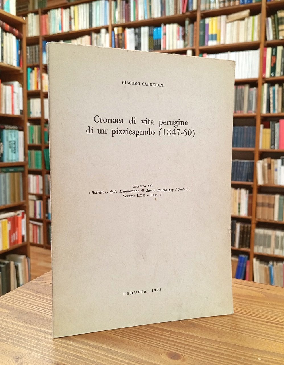 Cronaca di vita perugina di un pizzicagnolo (1847-60)