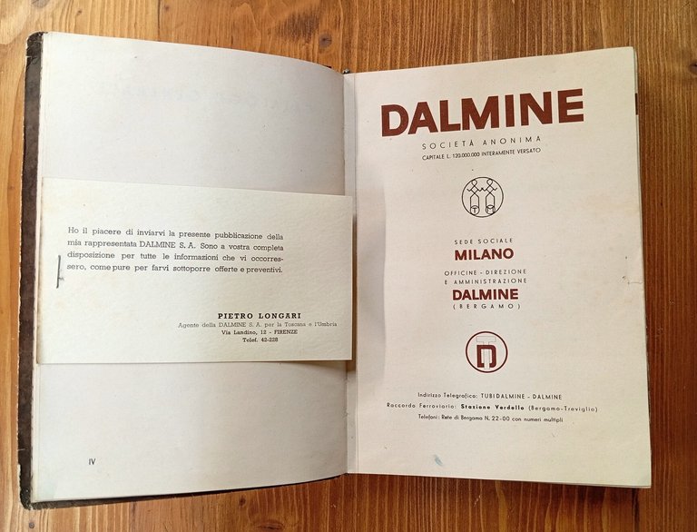 Dalmine. Società anonima - Catalogo generale. Edizione 1942-XX