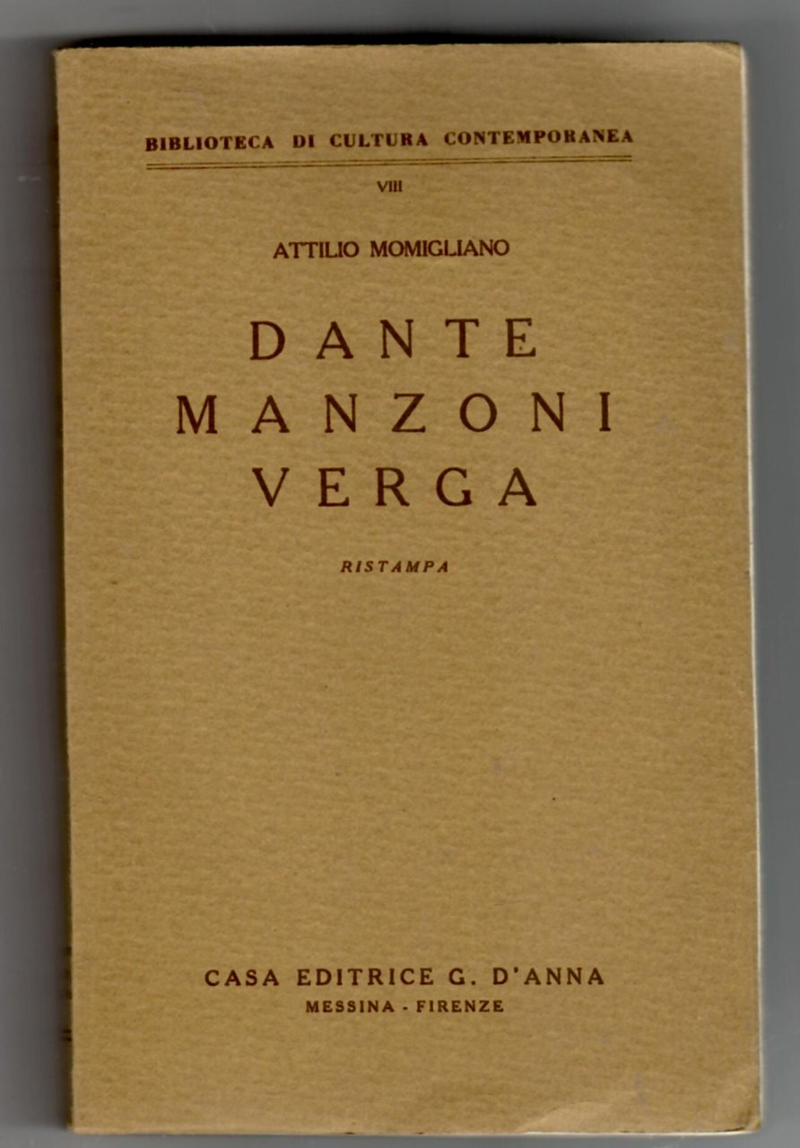 Dante Manzoni Verga