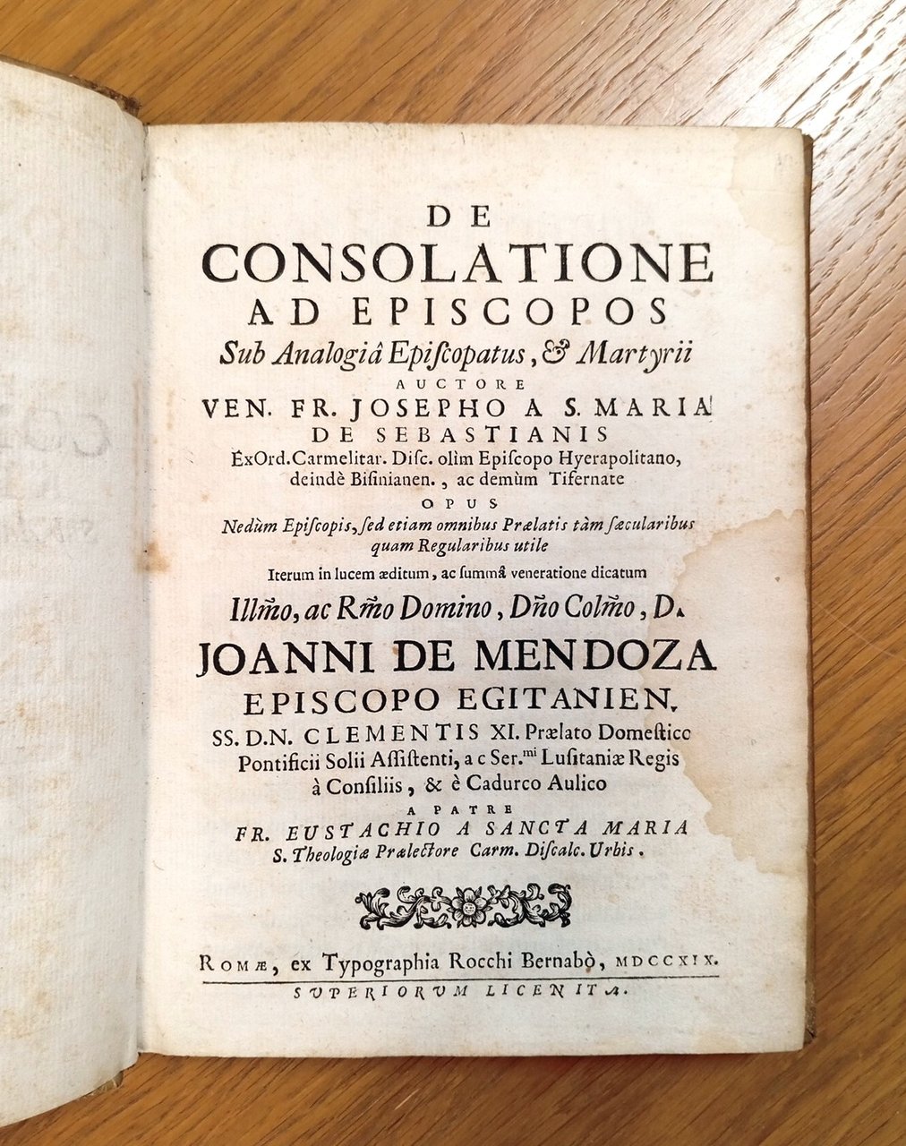 De consolatione ad episcopos sub analogia episcopatus, &amp; martyrii ... … | Immagine principale