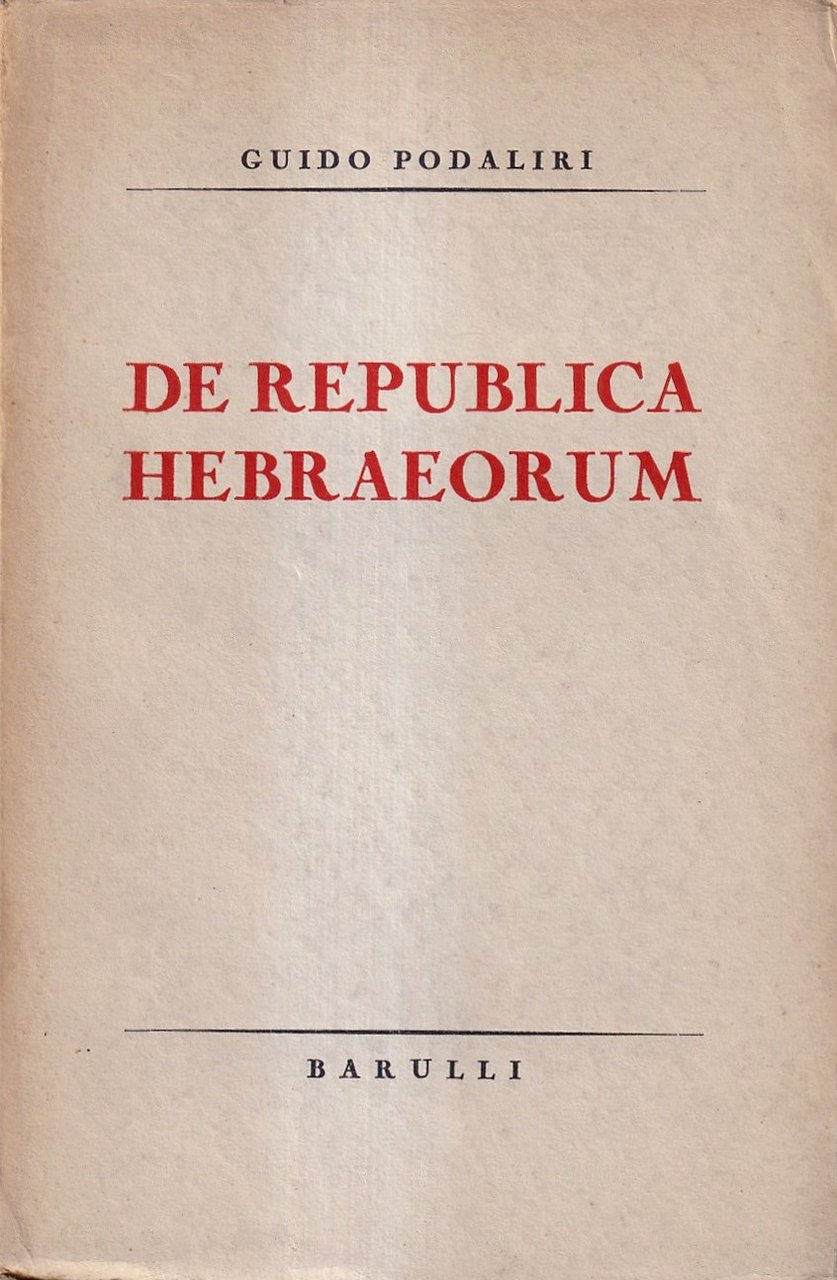 De Republica Hebraeorum | Immagine principale