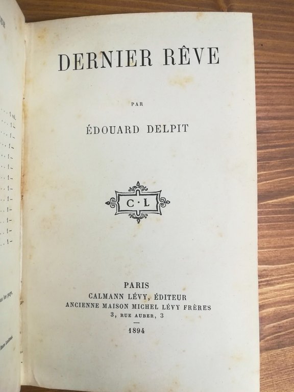 Dernier rêve
